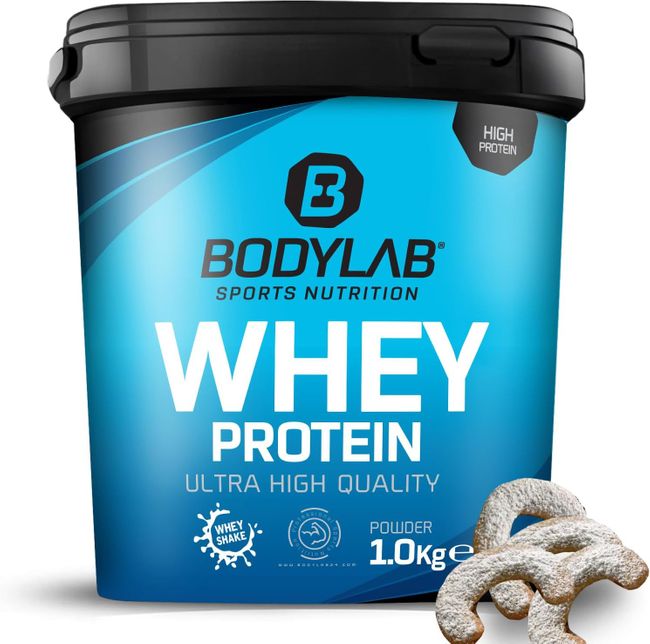 Bodylab24 Whey Protein Pulver, Nusskipferl