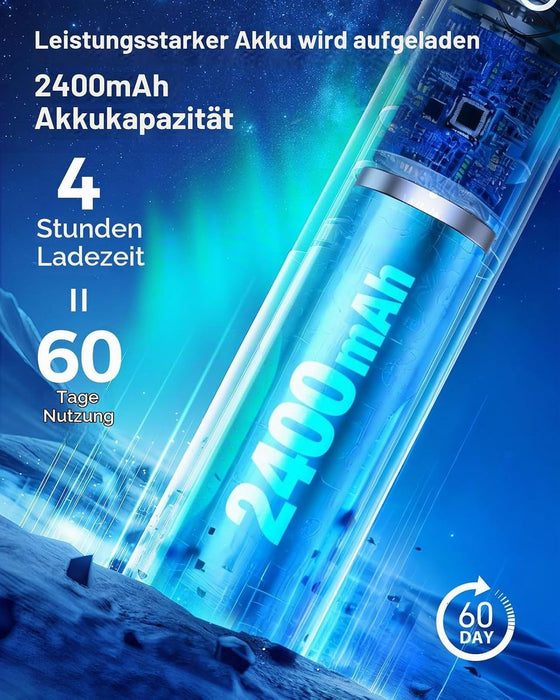 TEETHEORY GEHP209AB-4 rotierende Zahnbürste, schwarz