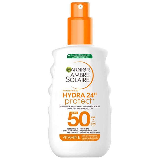 Garnier Ambre Solaire Hydra Protect+ 24h LSF 50 Sonnenschutz-Spray
