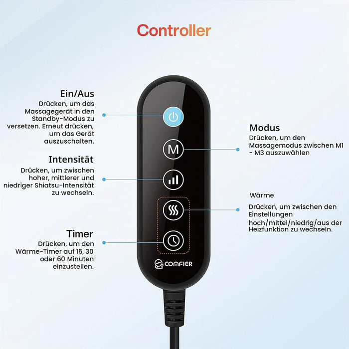 COMFIER Fuß- und Rückenmassagegerät CF-5202N