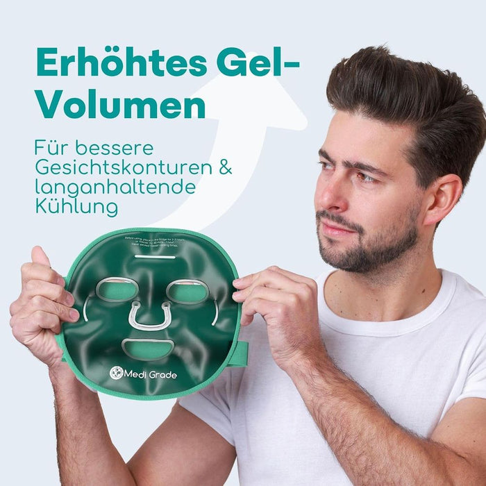 Medi Grade GFS01 Kühlmasken-Kombination für Gesicht und Augen