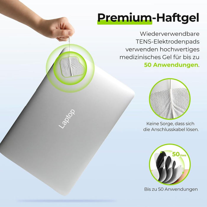 AUVON 3-in-1 TENS-EMS-RELAX-Gerät mit 30 Modi