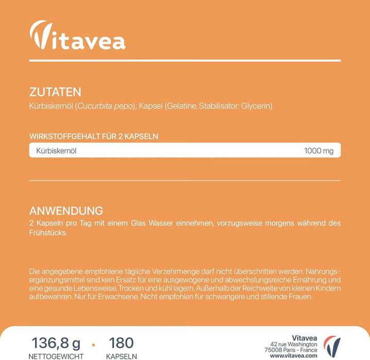 Vitavea Kürbiskernöl