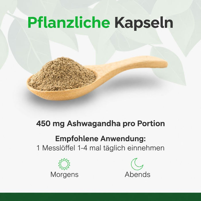 Raw Powders Ashwagandha-Extrakt Pulver