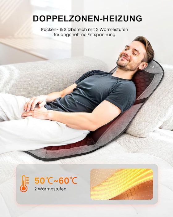 Comfier Massage-Sitzauflage CF-2421 mit Lendenstütze