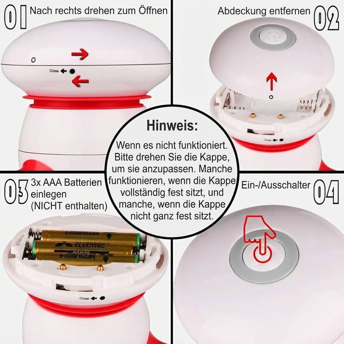 Cotsoco Mini-Handmassagegerät mit LED-Licht