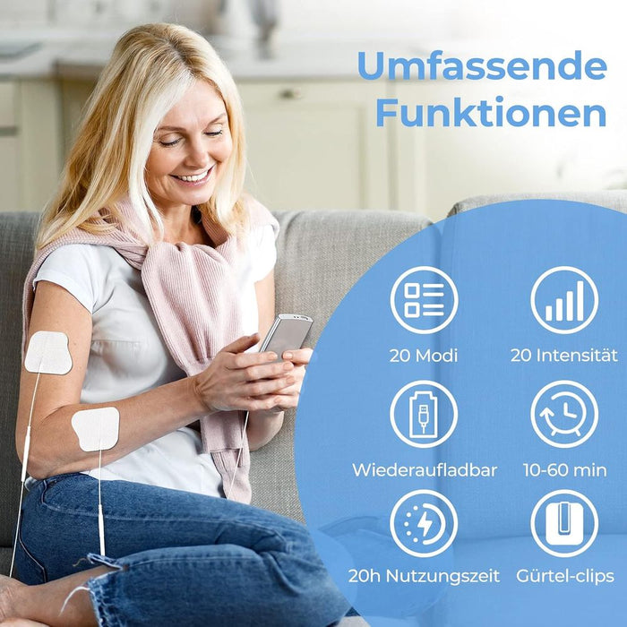 AUVON AS8012244 TENS-Gerät mit 20 Modi