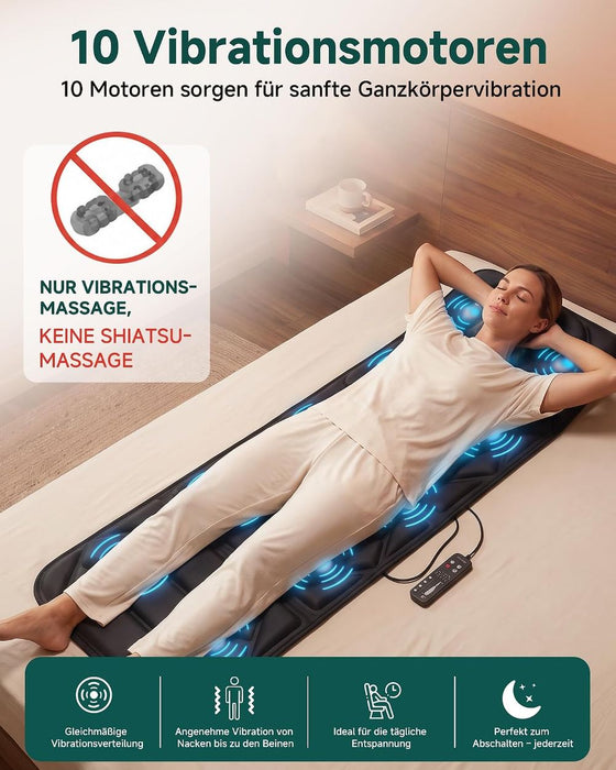 Snailax Vibrations-Massagematte SL-391S