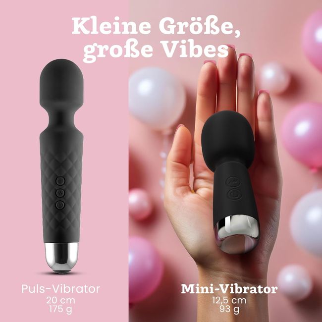 Oliver James Bullet Mini Vibrator Schwarz
