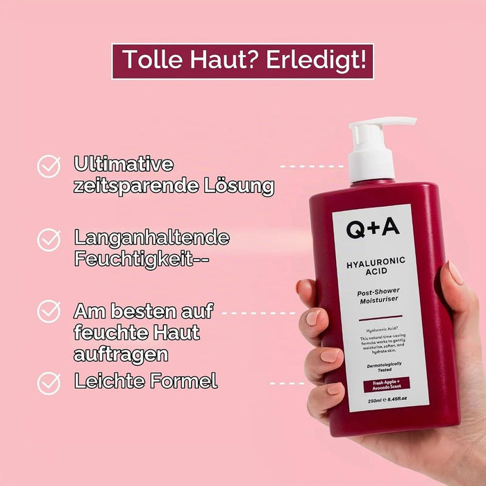 Q+A Hyaluronsäure Post-Shower Feuchtigkeitspflege