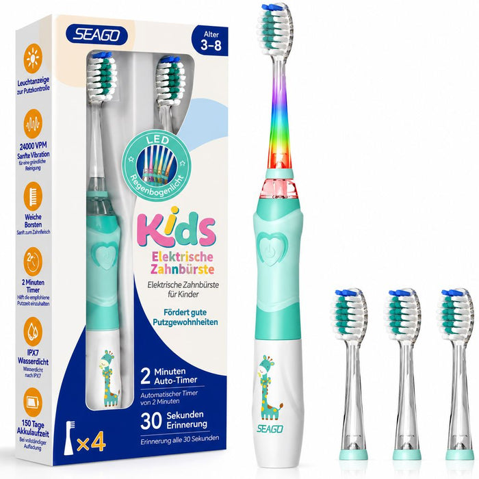 SEAGO Kinderzahnbürste SG-977, grün