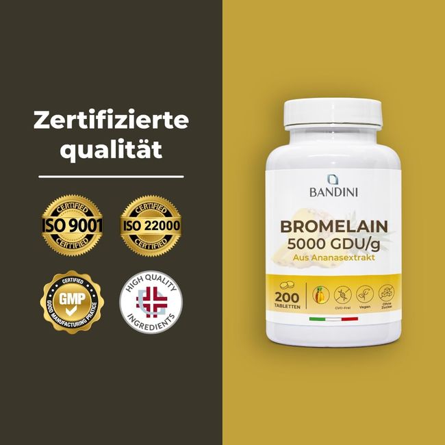 Bandini Bromelain Tabletten