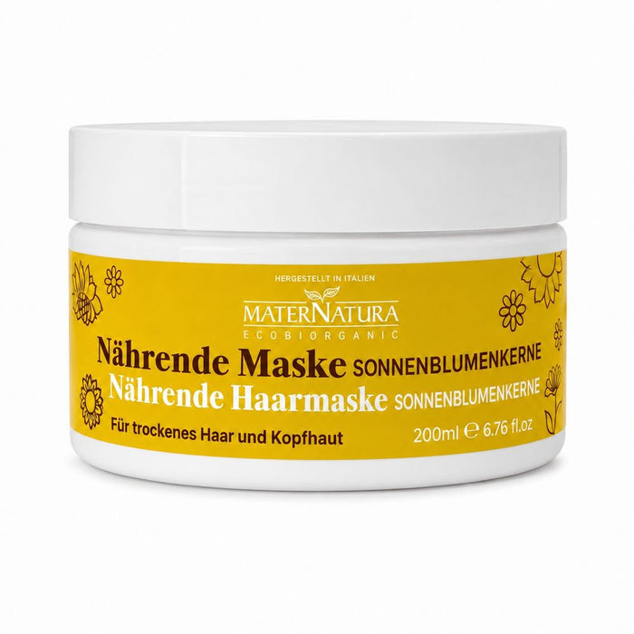 Maternatura Sonnenblumensamen-Haarmaske