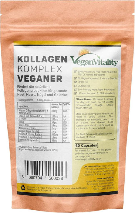 Vegan Vitality Kollagen Vegan Kapseln