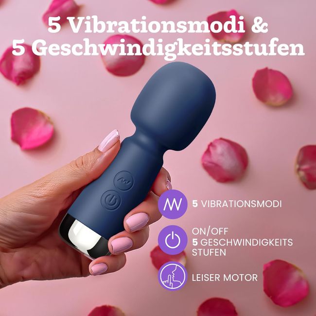 Oliver James Bullet Mini Vibrator Blau