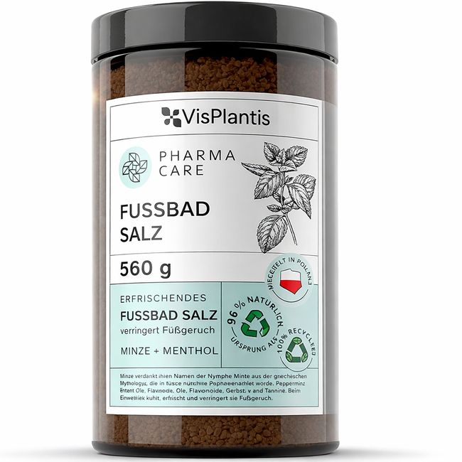 Vis Plantis Fußbadesalz mit Minze & Menthol