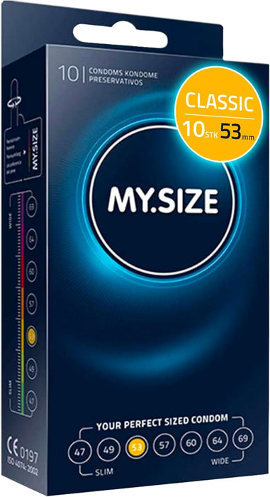 My.Size Kondome Größe 3, 53mm, Standardpackung (10 Stück)