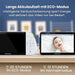 Babysense Full HD Split-Screen Babyphone mit 2 Kameras
