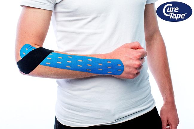 Cure Punch Original Kinesiology Tape Blau