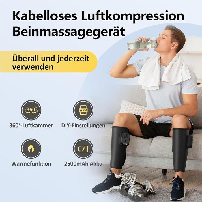 Comfytemp Akku-Wadenmassagegeräte mit Wärme