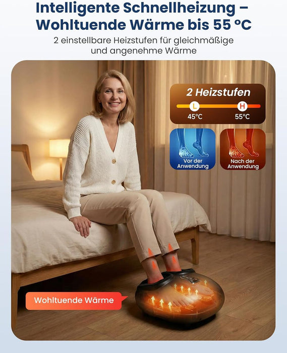 Comfier Fußmassagegerät CF-5212 mit Wärme