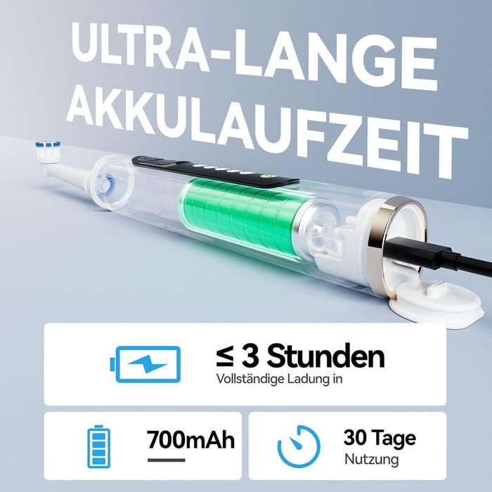 SEAGO rotierende elektrische Zahnbürste, beige