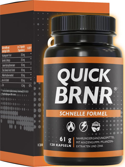BRNR QUICK BRNR Stoffwechsel Kapseln, 6in1 Garcinia Cambogia 120 St