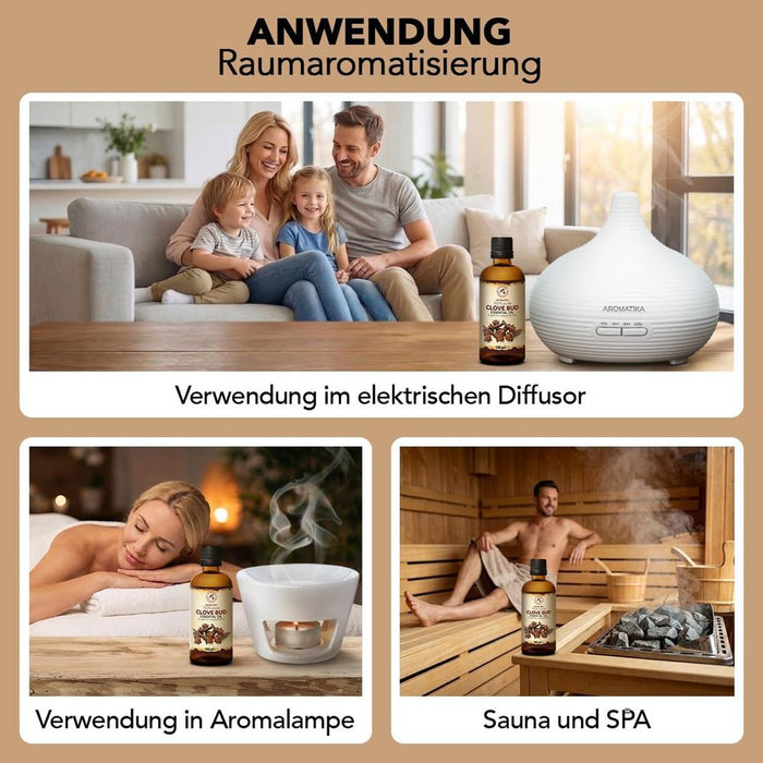 Aromatika Ätherisches Nelkenknospenöl