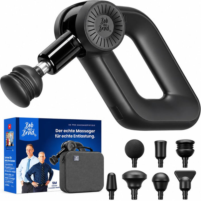 BOB AND BRAD D6 Pro Massagepistole mit OLED-Anzeige