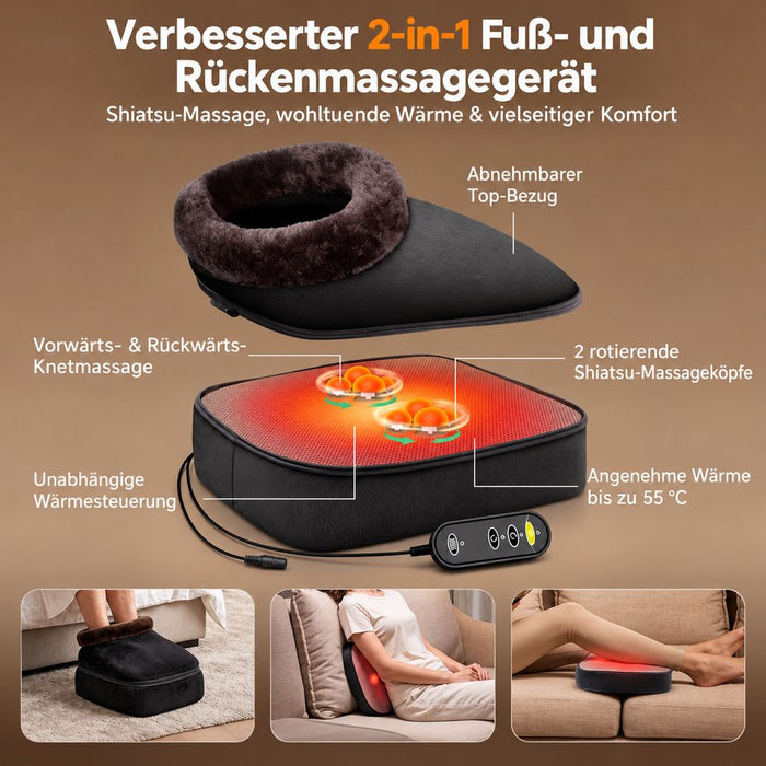 Snailax 2-in-1-Fußmassagegerät SL-522S