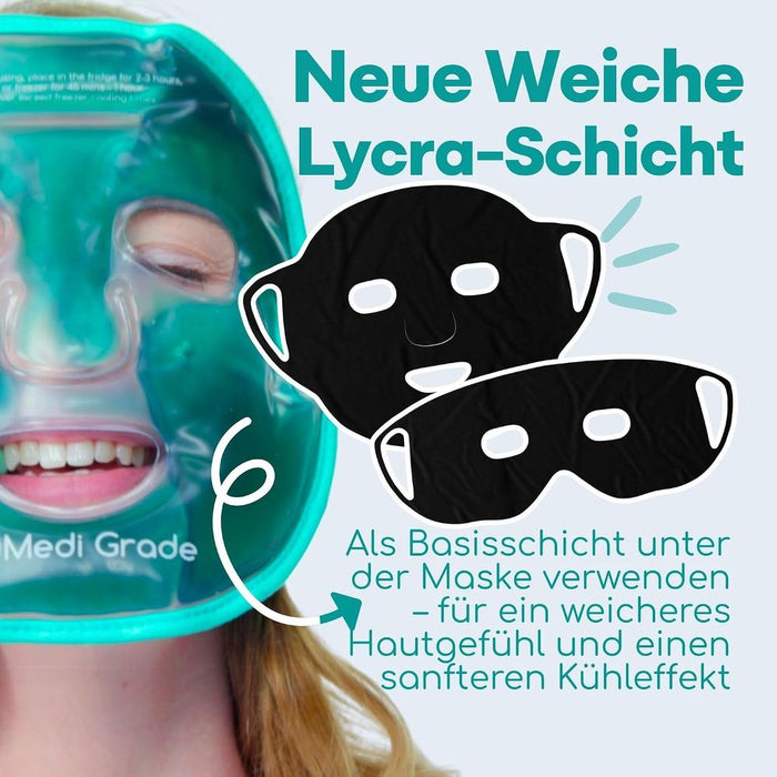Medi Grade GFS01 Kühlmasken-Kombination für Gesicht und Augen