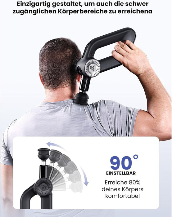 BOB AND BRAD D6 Pro Massagepistole mit OLED-Anzeige