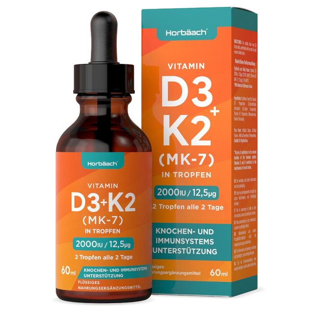 Horbaach Vitamin D3 K2 Tropfen