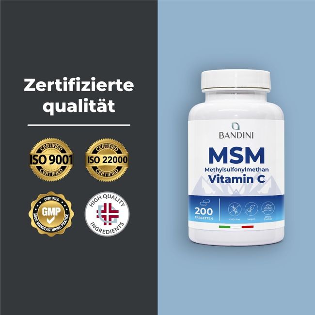 Bandini MSM VITAMIN C Tabletten