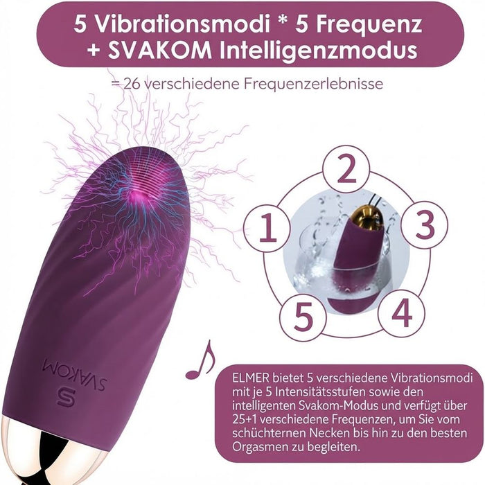 SVAKOM ELMER Vibro-Ei mit Fernbedienung