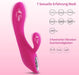 Adorime Rabbit-Vibrator mit sieben Modi in Rosa