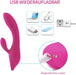 Adorime Rabbit-Vibrator mit sieben Modi in Rosa