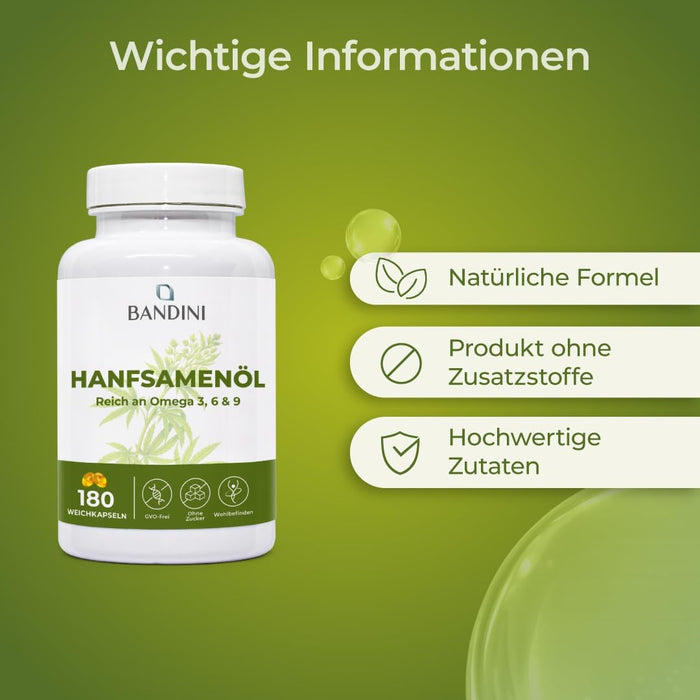 Bandini Hanfsamenöl 1000 mg