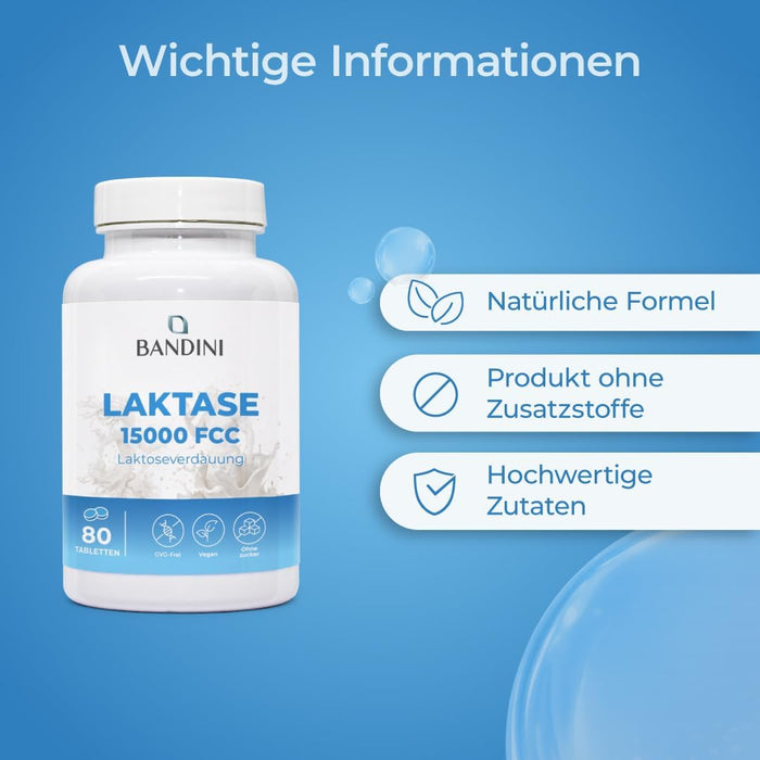Bandini Lactase Depot 15000 FCC