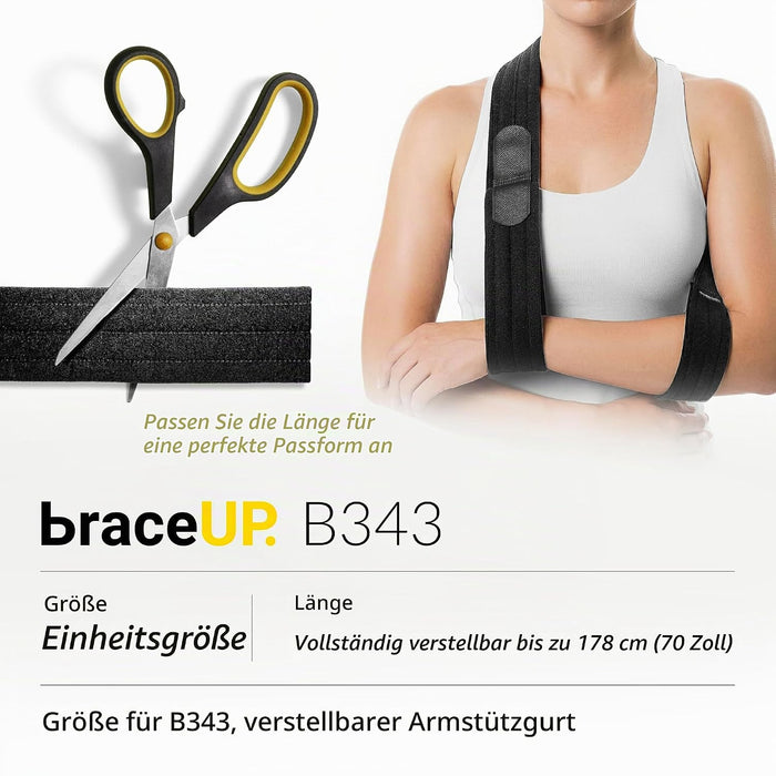 BraceUP Armschlinge B343 mit Einhandverschluss