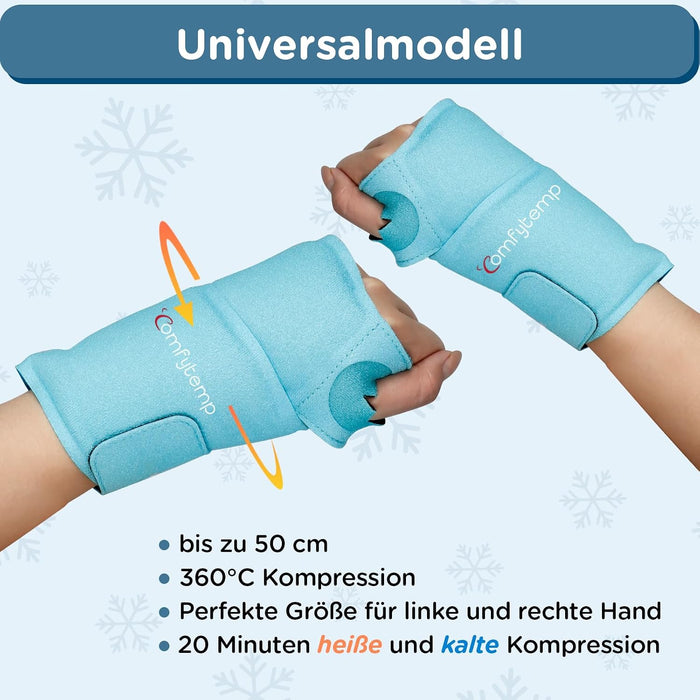 Comfytemp Handgelenk-Kühlmanschetten, 2 Stück