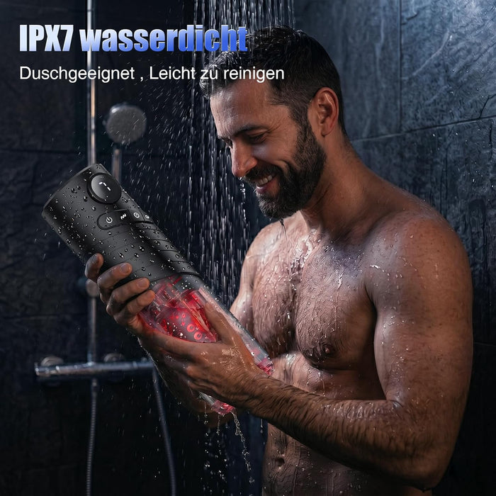 HIVEFUN elektrischer Masturbator mit Saugfunktion Schwarz