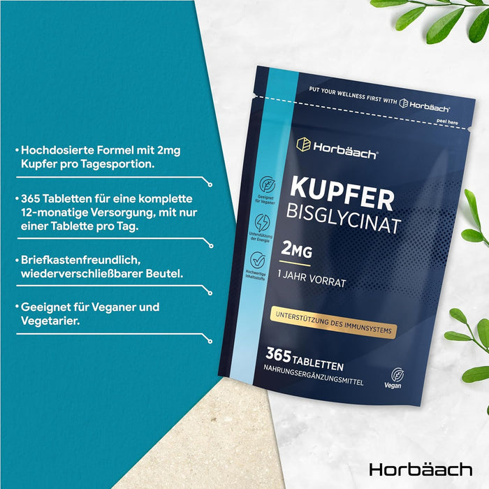 Horbäach Kupferbisglycinat