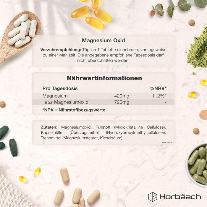Horbäach Magnesiumoxid
