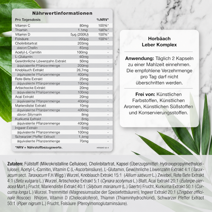 Horbäach Mariendistel-Cholin-Komplex