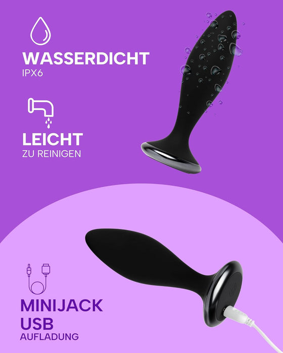 MySecretCase Chiattillo Analvibrator mit Fernbedienung