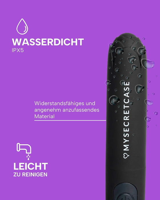 MySecretCase Mini-Auflegevibrator Schwarz