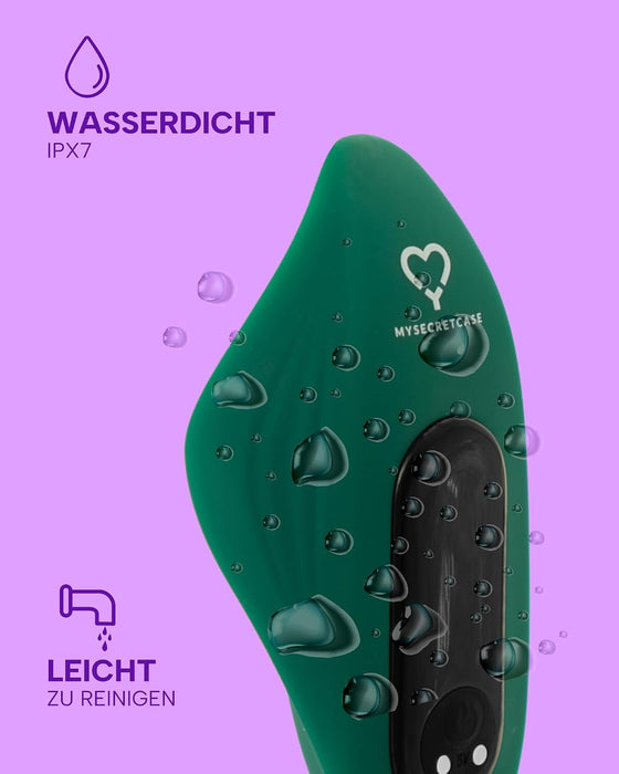 MySecretCase Mini-Auflegevibrator mit Fernbedienung