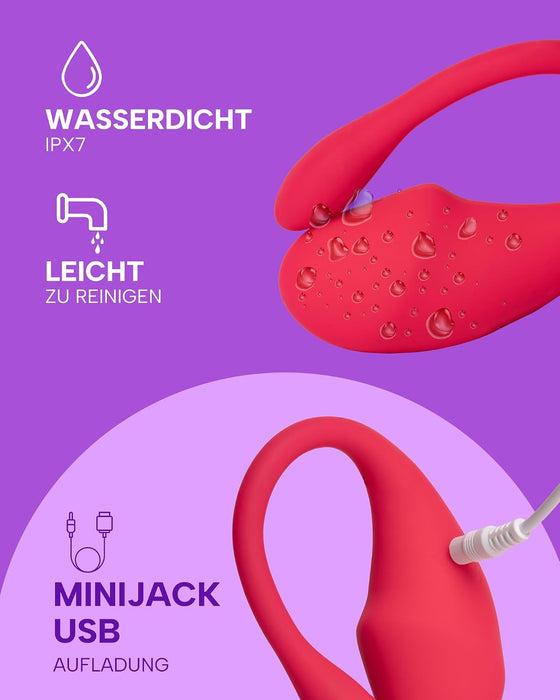 MySecretCase Vibrations-Ei mit App-Steuerung
