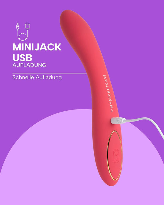 MySecretCase beheizbarer G-Punkt-Vibrator 22 cm